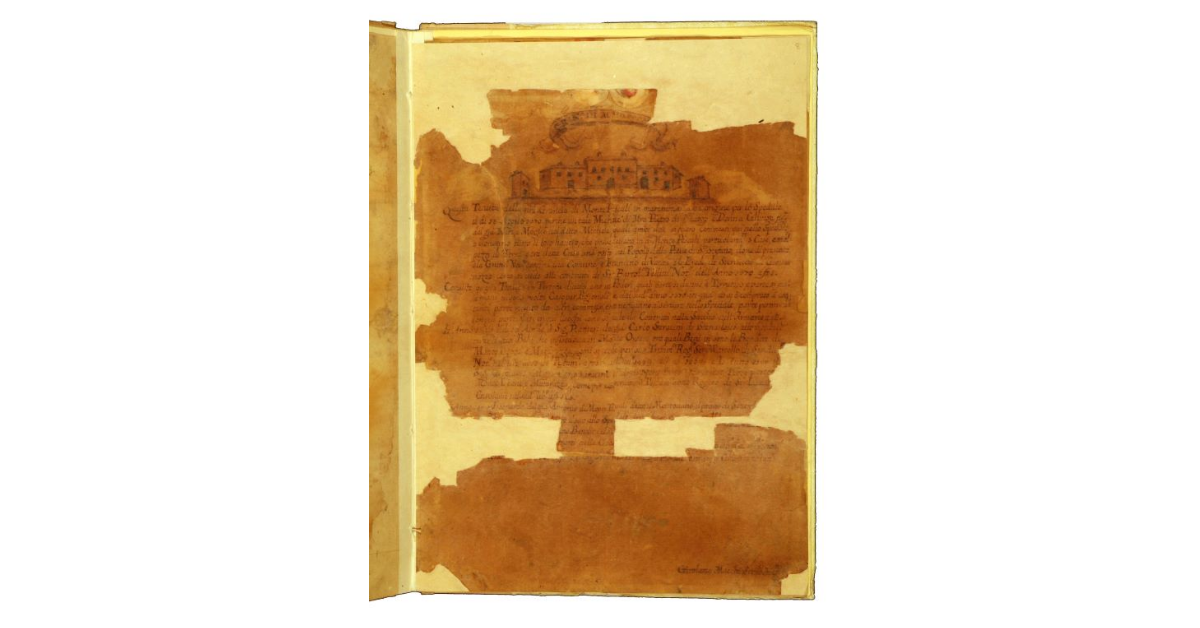 [Veduta della grancia di Monte Pescali]