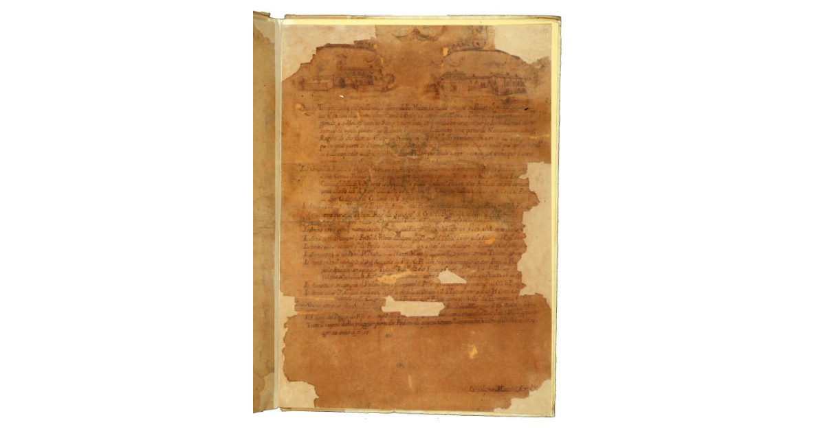 [Vedute della grancia delle Masse e della grancia di Bossi]