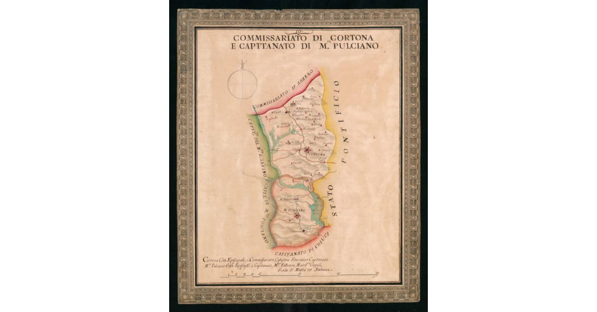 Tav.10 - Commissariato di Cortona e Capitanato di M.te Pulciano