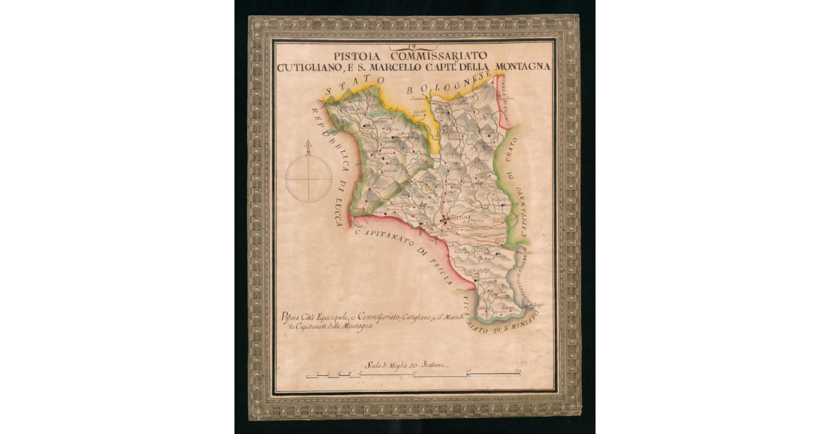 Tav.19 - Pistoia Commissariato, Cutigliano e S.Marcello Capit.ti della Montagna