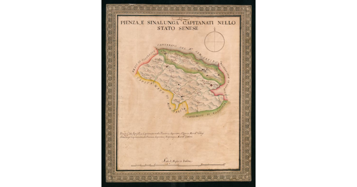 Tav.26 – Pienza e Sinalunga Capitanati nello Stato Senese