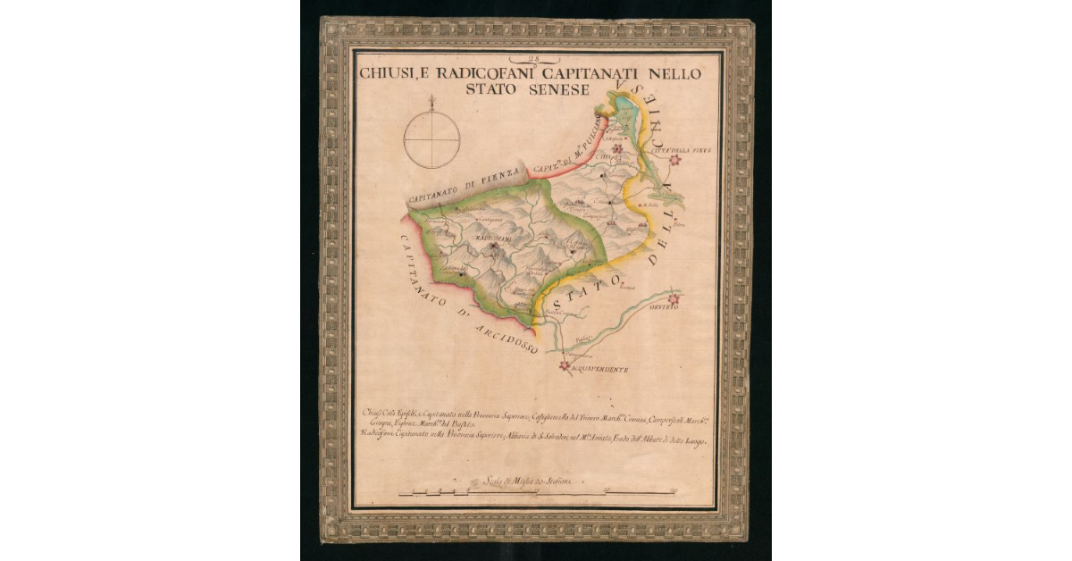 Tav.28 - Chiusi e Radicolani Capitanati nello Stato Senese