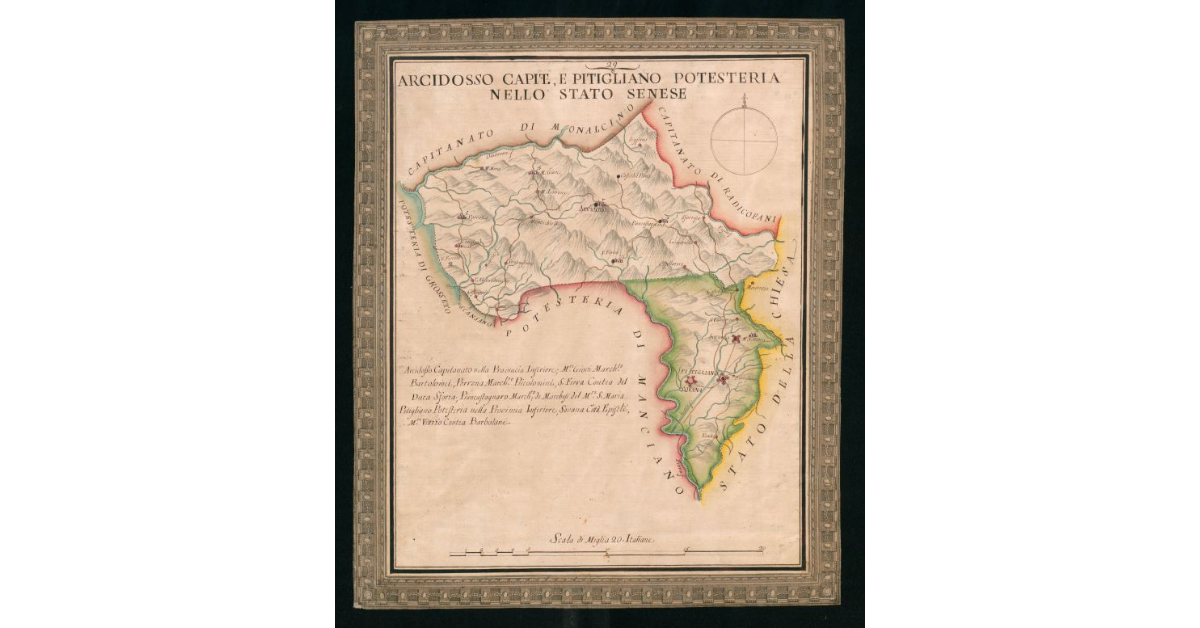 Tav.29 - Arcidosso Capit. e Pitigliano Potesteria nello Stato Senese