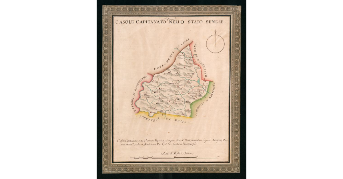 Tav.34 - Casole Capitanato nello Stato Senese