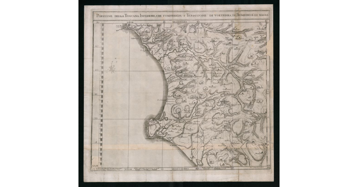 Porzione della Toscana Inferiore, che comprende i Territori di Volterra, di Piombino, e di Massa