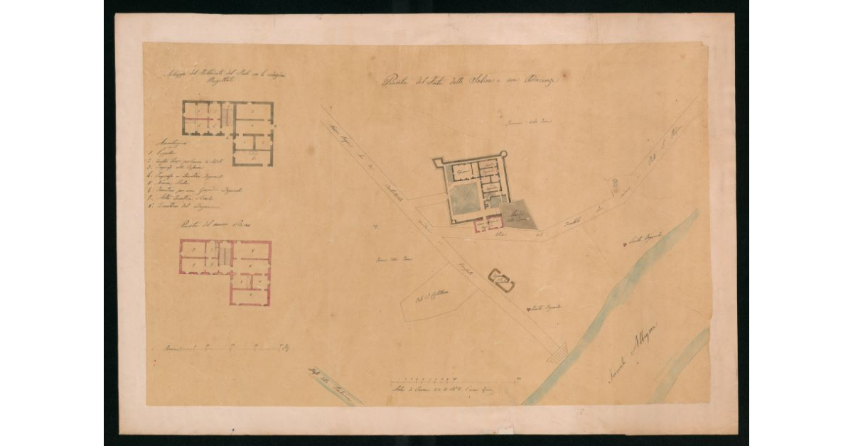 Pianta del Forte delle Saline e sue adiacenze