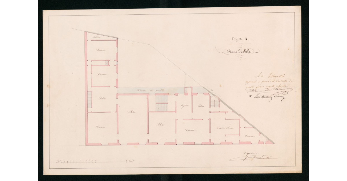 Progetto A. Piano Nobile