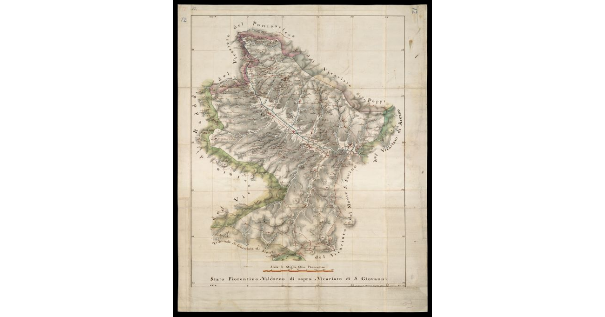Stato Fiorentino. Valdarno di Sopra. Vicariato di S. Giovanni