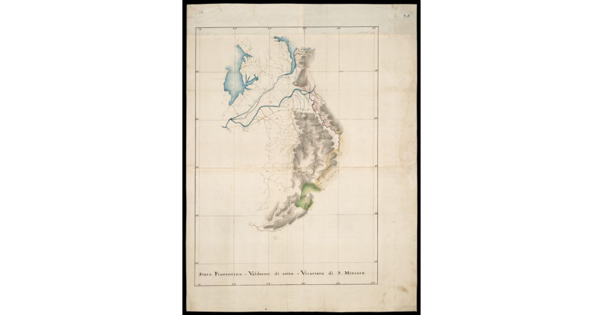 Stato Fiorentino. Valdarno di Sotto. Vicariato di S. Miniato