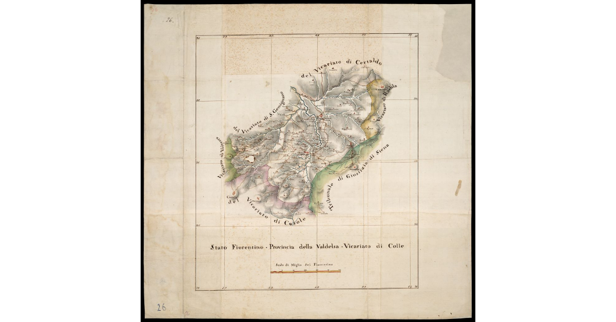 Stato Fiorentino. Provincia della Valdelsa. Vicariato di Colle