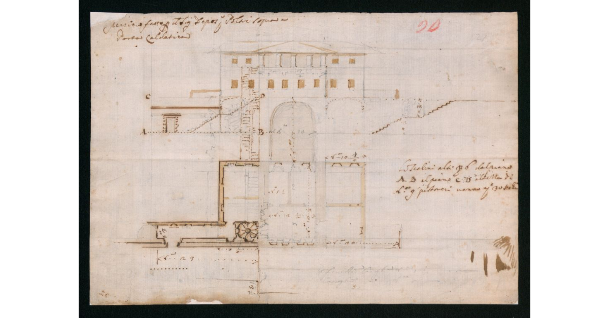 Pensiero fatto per il Sig. Dep. Poltri sopra Porta Caldatica
