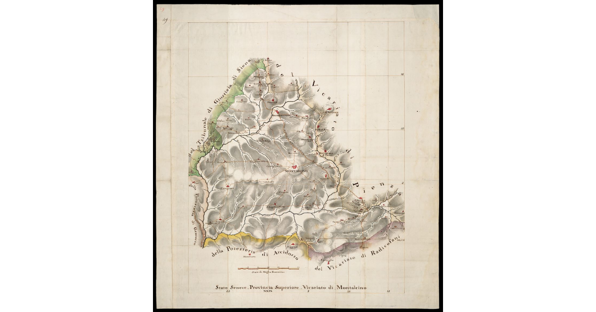 Stato Senese. Provincia Superiore. Vicariato di Montalcino