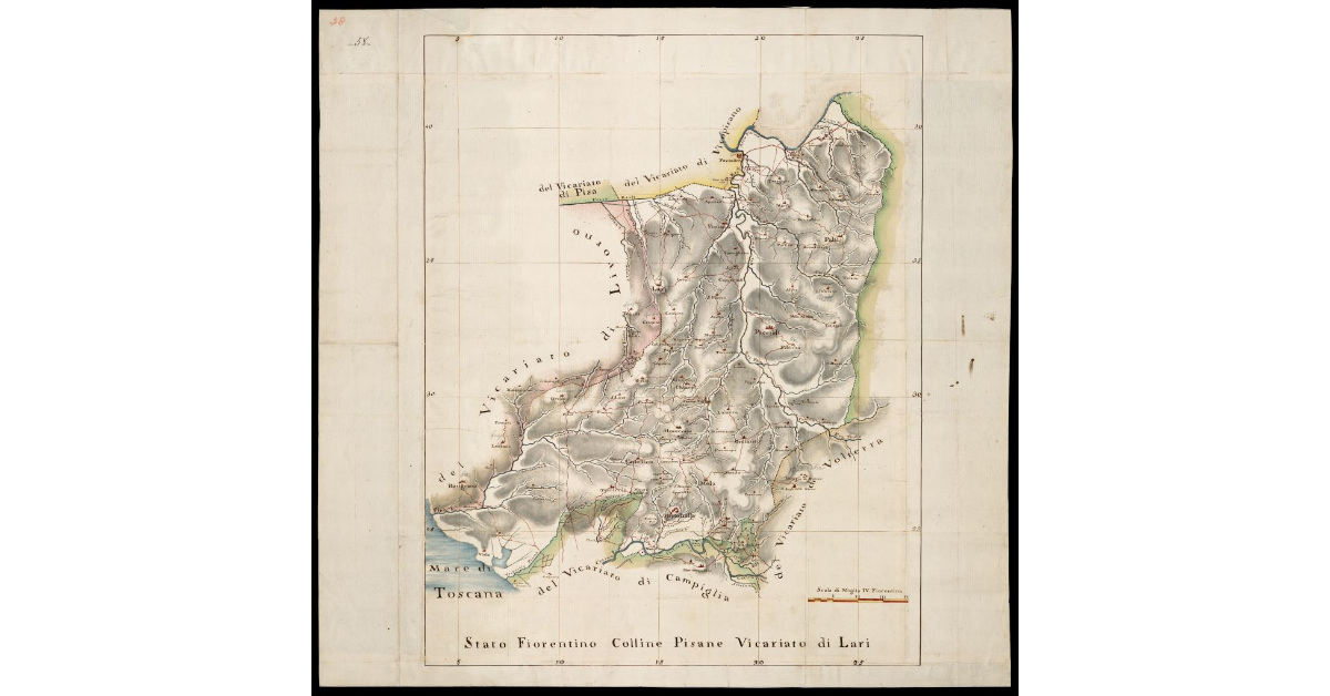 Stato Fiorentino. Colline Pisane. Vicariato di Lari