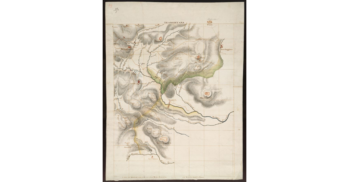 [Carta del territorio di Montepozzali, Perolla, Prata, Boccheggiano, Montemassi, Giuncarico]