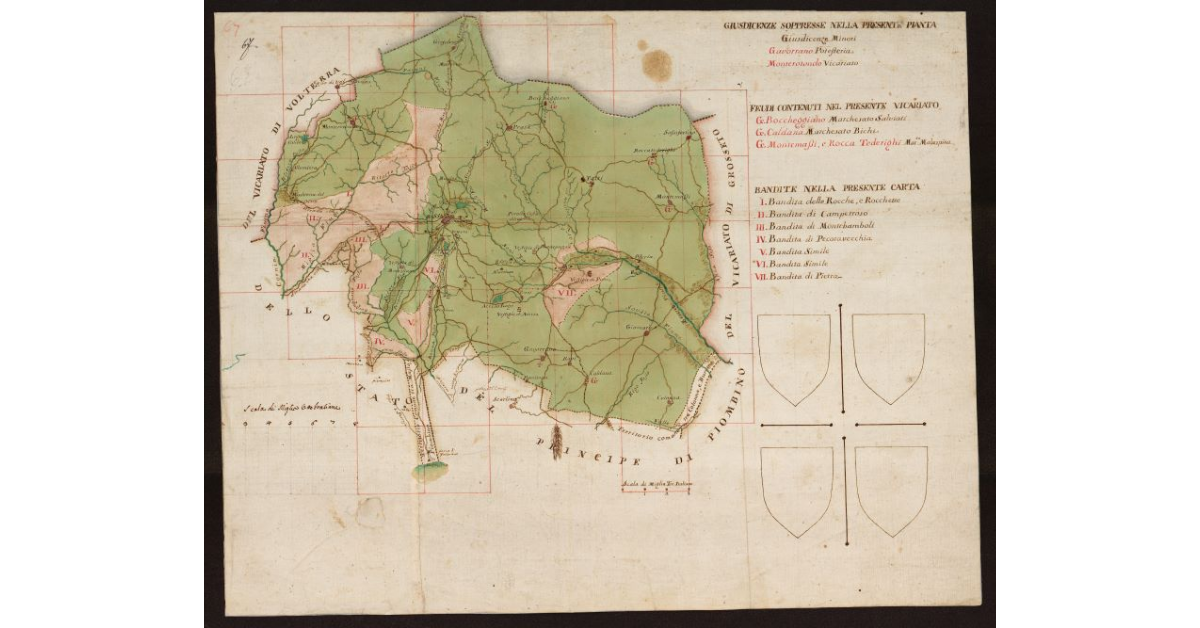 [Pianta del Vicariato di Massa Marittima]