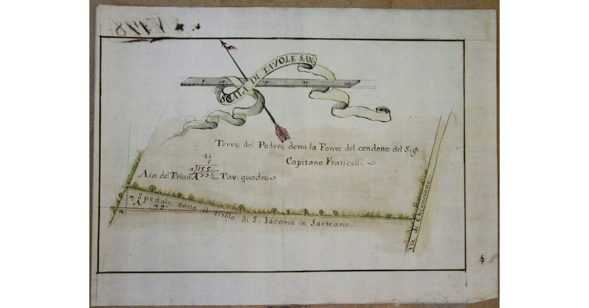 Terre del Podere detto la Fonte del condotto del Signor Capitano Fraticelli