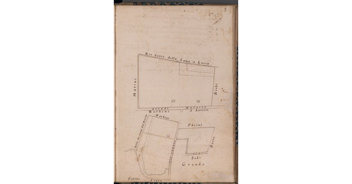 [Terreni concessi a livello nel comune di Pescia]