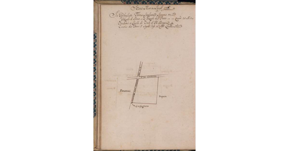 [Terreno concesso a livello nel comune di Pescia]