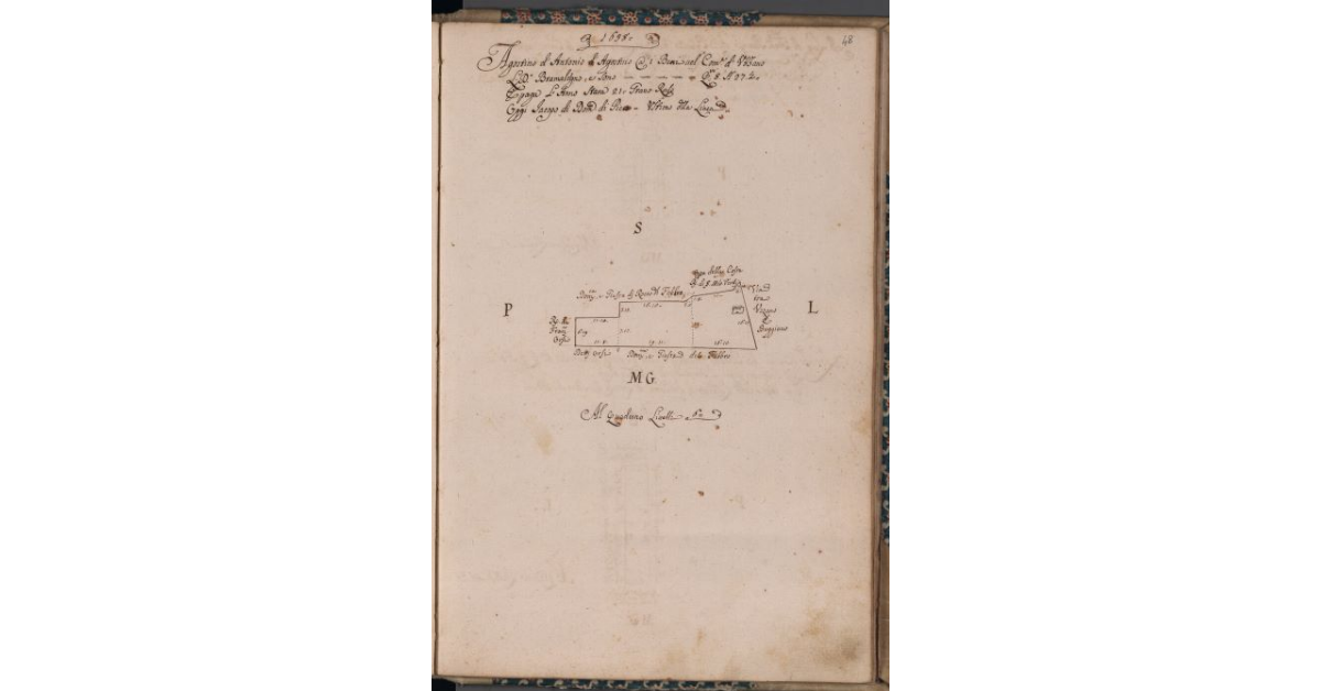 [Terreno concesso a livello nel comune di Uzzano]