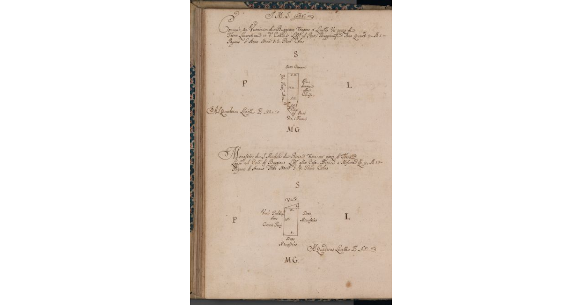 [Terreni concessi a livello nel comune di Buggiano]