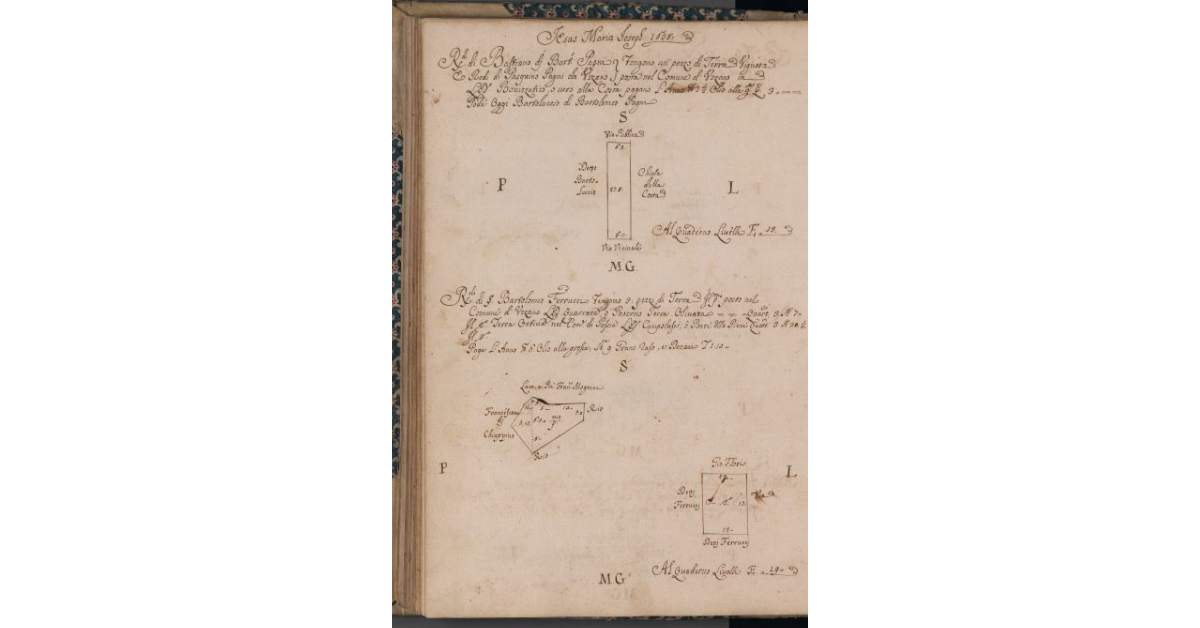 [Terreni concessi a livello nel comune di Uzzano]