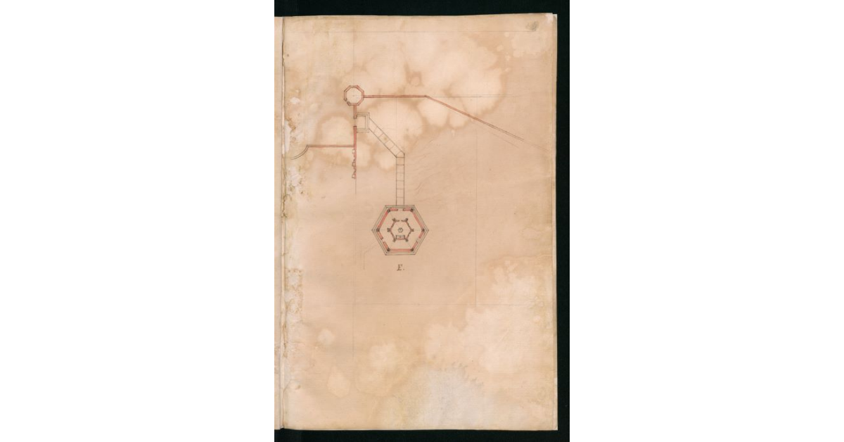 [Pianta della Cappella accanto al palazzo di Pratolino di S.A.S]