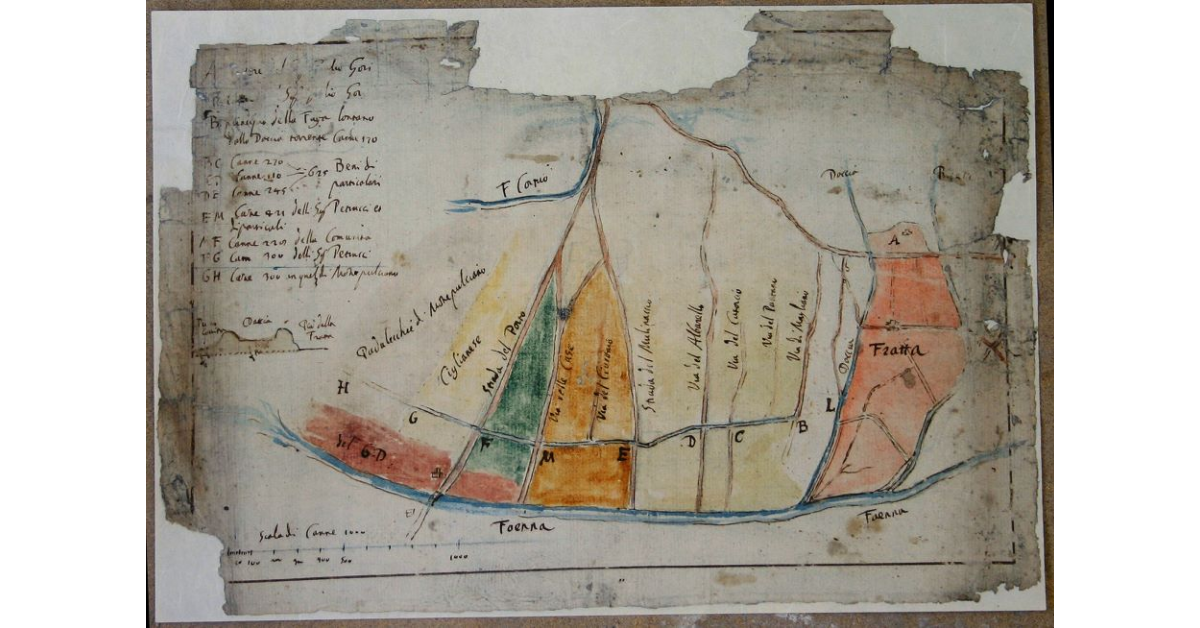 [Torrita. Disegno del piano]