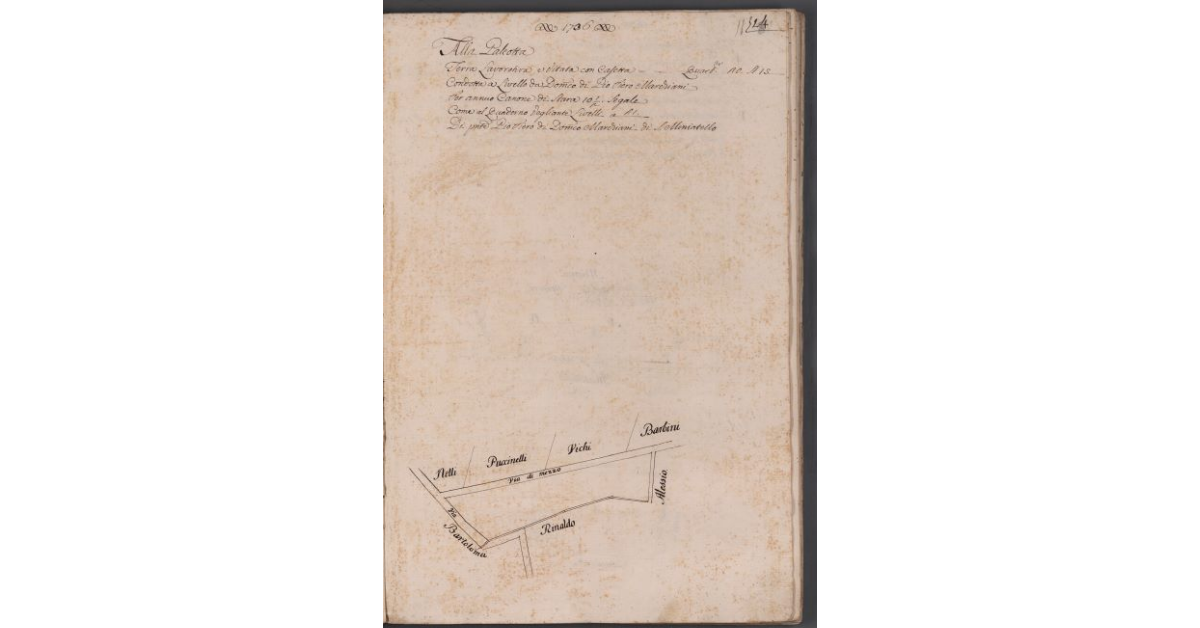 [Appezzamento di terreno situato alla Galeotta]