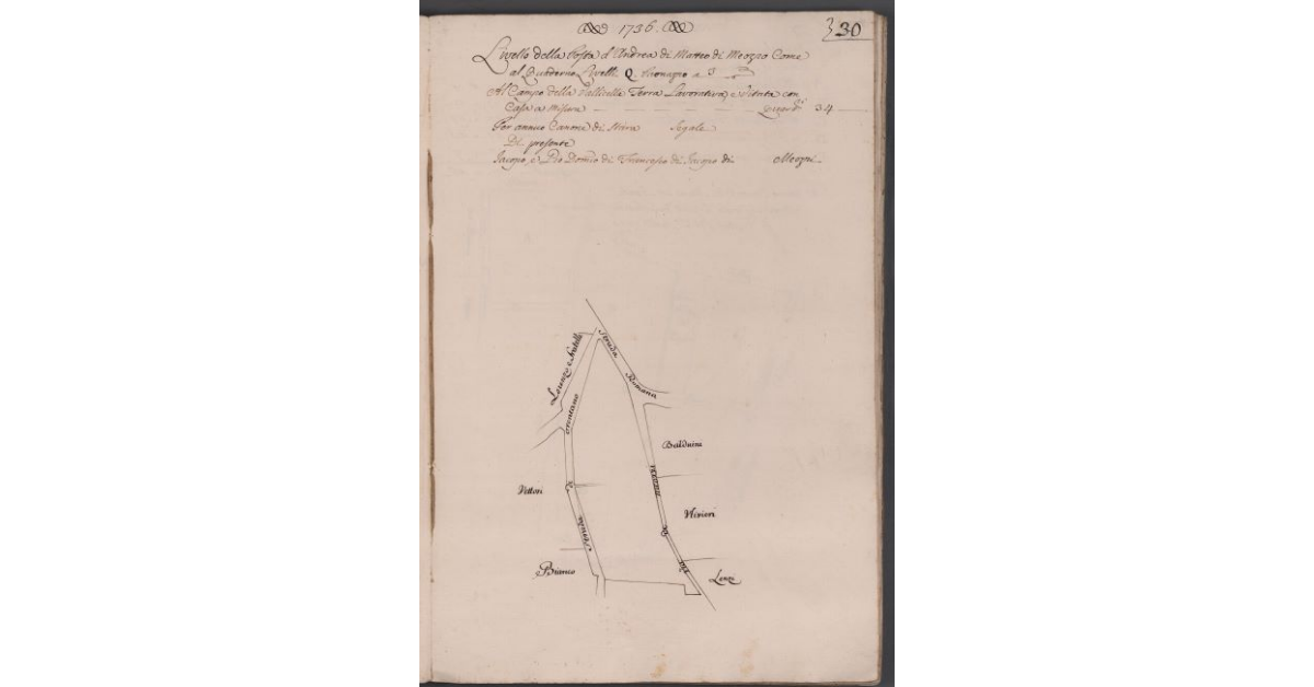 [Appezzamento di terreno situato alla Valicella]