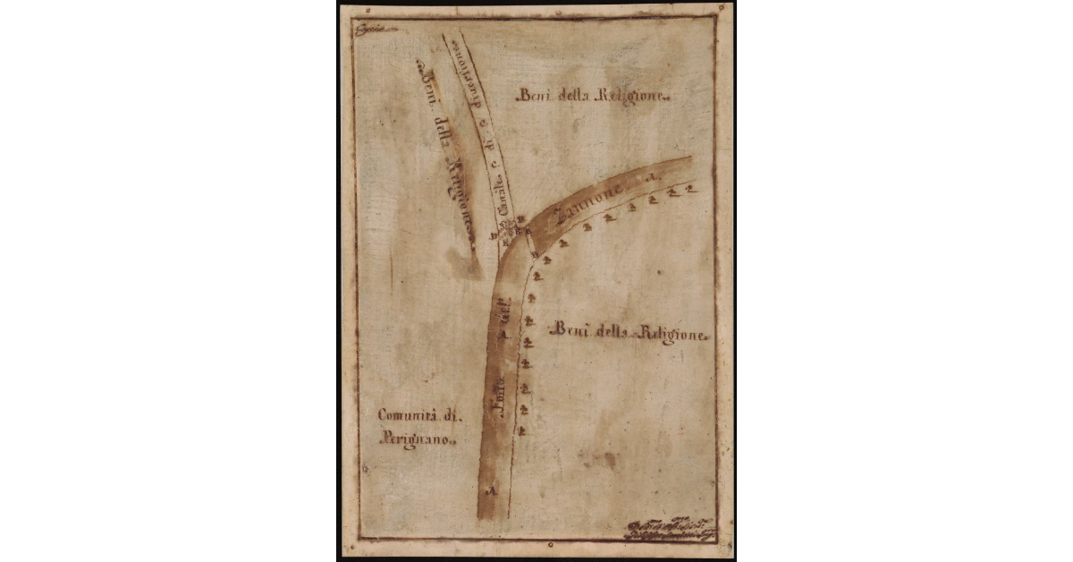 [Beni della Religione di S. Stefano a confine con la comunità di Perignano]