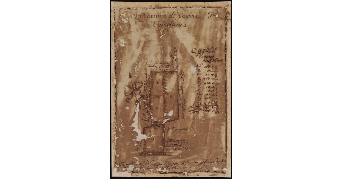 [Terreni] in Comune di Cascina Luogo detto Cagliera