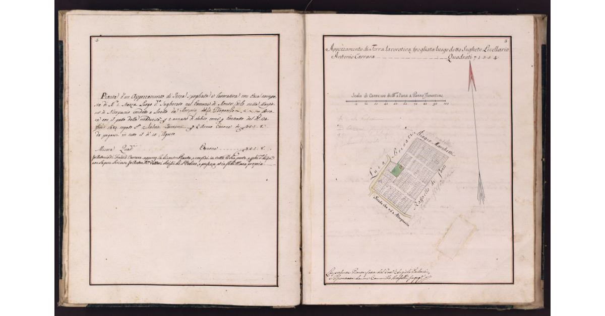 [Appezzamento di terreno situato in località Sughereto nel comune di Montecarlo]