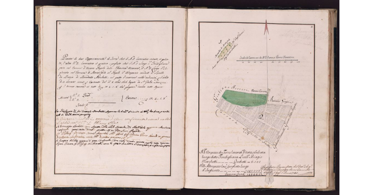 [Appezzamenti di terreno posti in località Fondigliana e Sughereto nel comune di Uzzano]