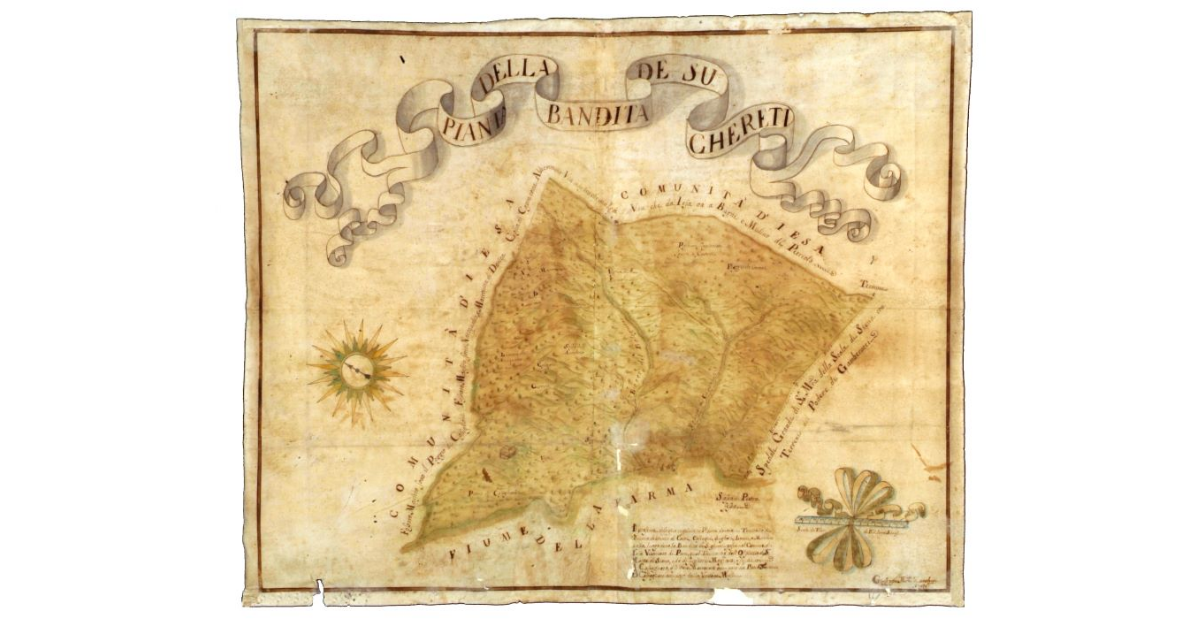 Pianta della Bandita di Suchereti