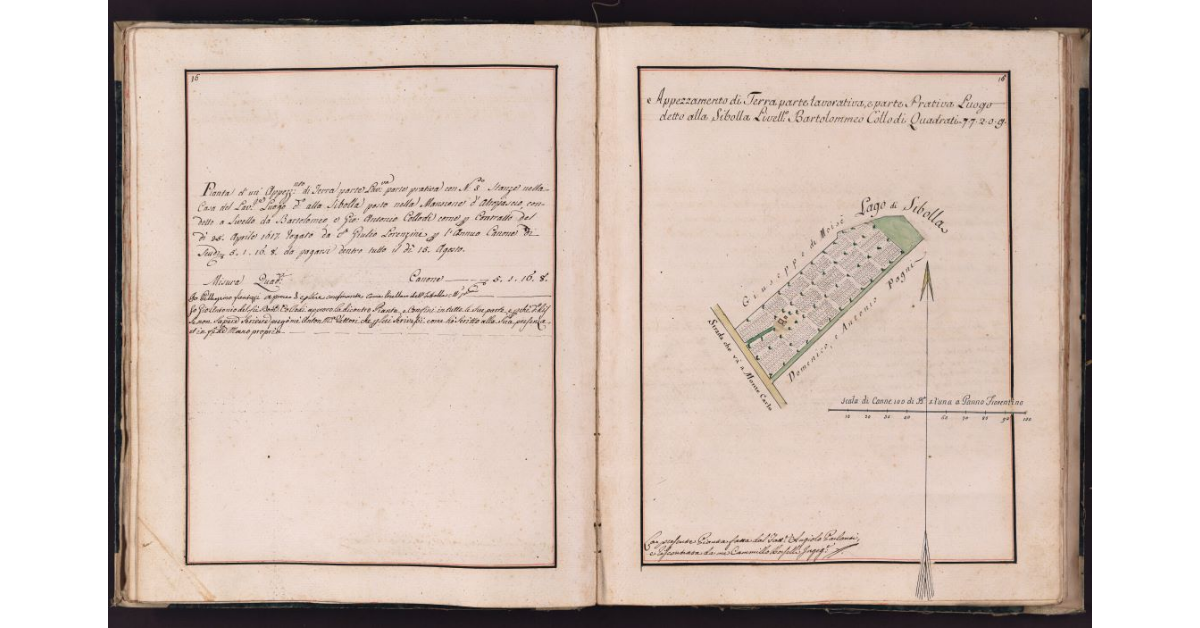 [Appezzamento di terreno situato in prossimità del lago di Sibolla]