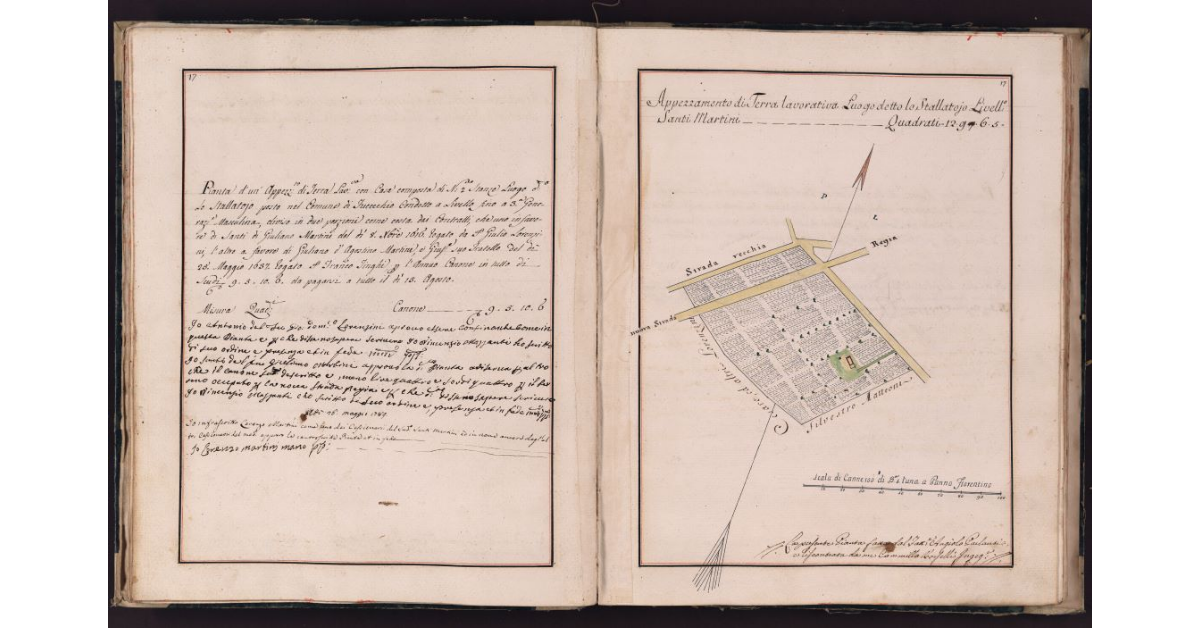 [Appezzamento di terreno situato presso lo Stallatoio nel comune di Fucecchio]