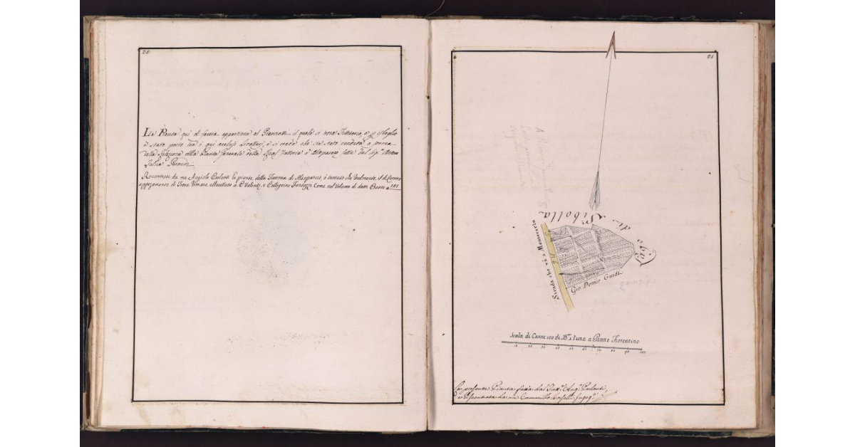 [Appezzamento di terreno situato in prossimità del lago di Sibolla]