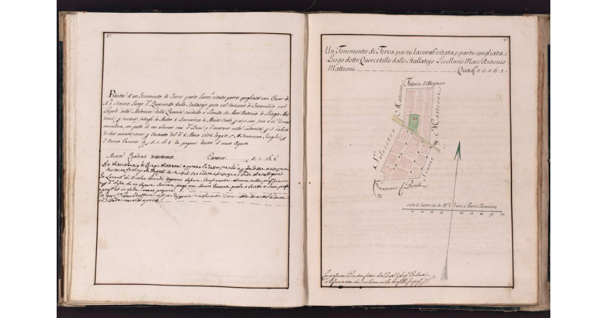 [Appezzamento di terreno situato in località Quercetello dallo Stallatoio nel comune di Fucecchio]