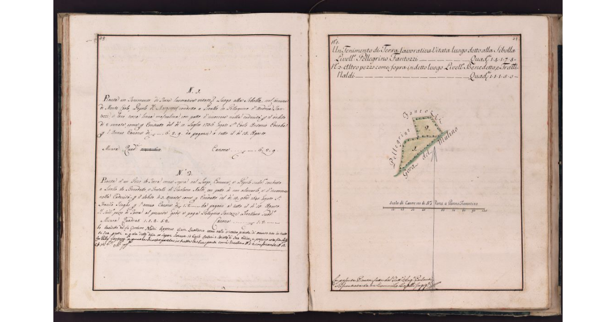 [Appezzamenti di terreno situati in località Sibolla nel comune di Montecarlo]