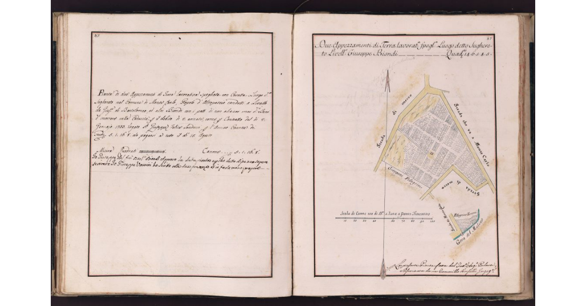 [Appezzamenti di terreno lavorativo situati in località Sughereto nel comune di Montecarlo]