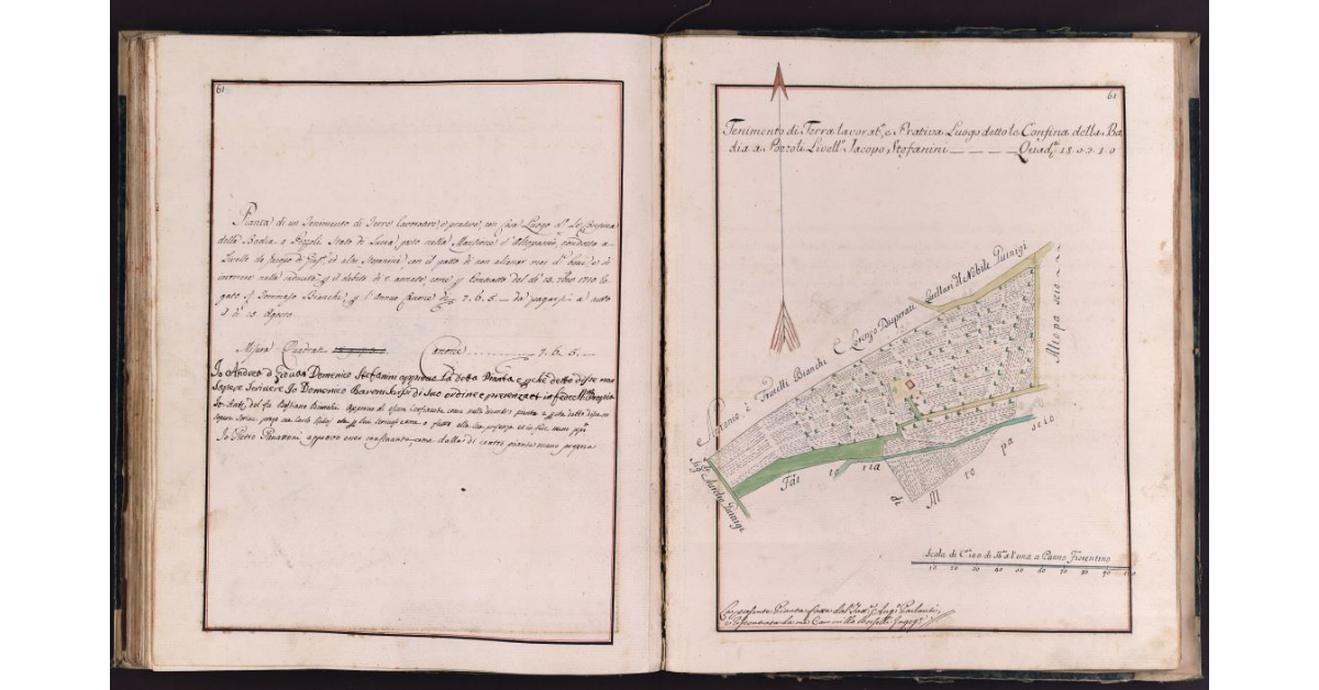 [Appezzamento di terreno situato a confine con la Badia a Pozzoli]