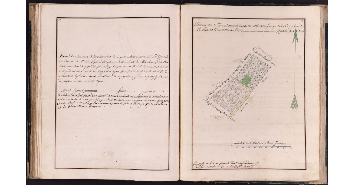 [Tenimento di terra situato in località Cerrifondi nel comune di Montecarlo]