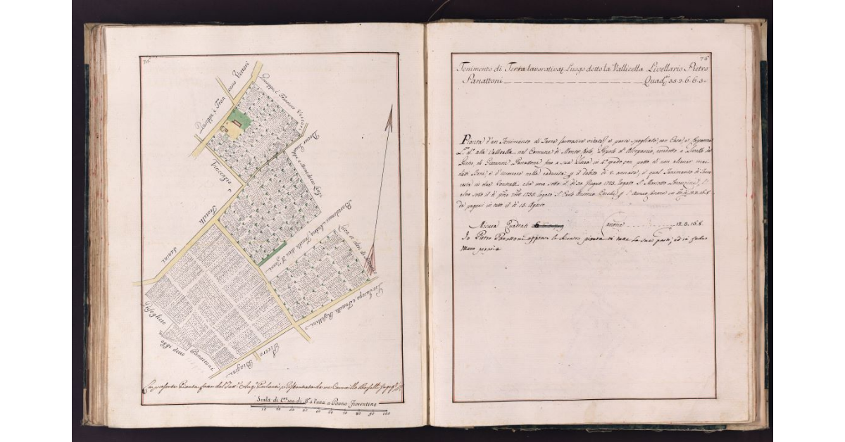 [Tenimento di terra situato in località Vallicella nel comune di Montecarlo]