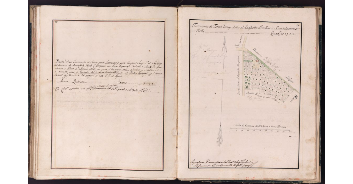 [Tenimento di terra situato in località Laghetto nel comune di Montecarlo]