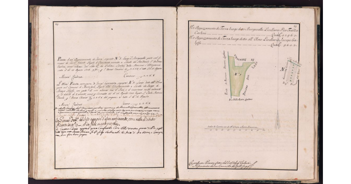 [Appezzamenti di terreno in località Borgovalle e all’Olmo nei comuni di Castelfranco e Montecarlo]