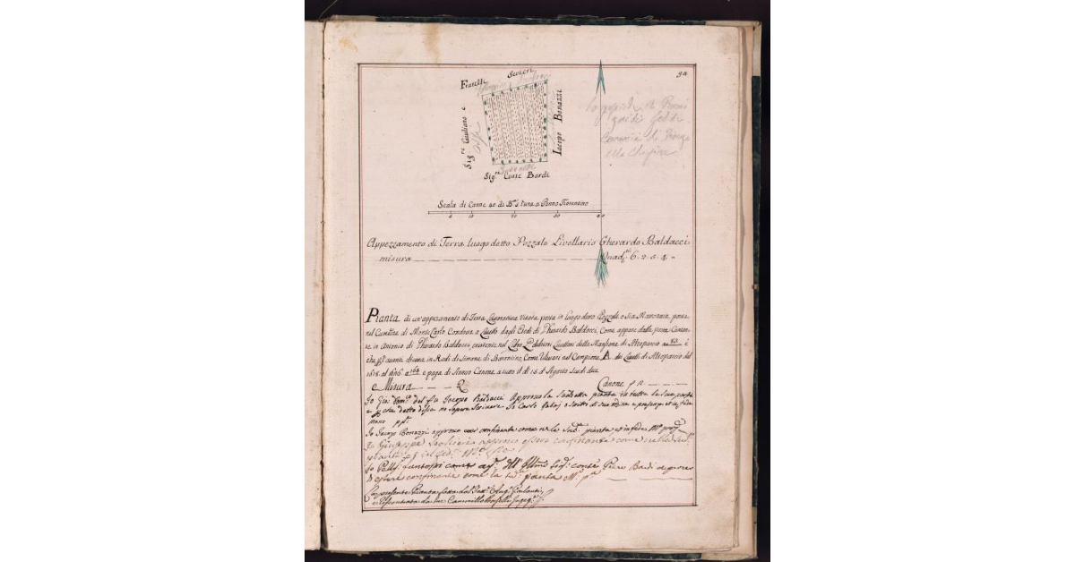 [Appezzamento di terreno situato in località Pozzale nel comune di Montecarlo]