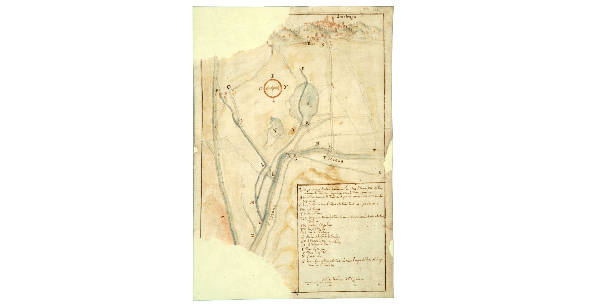 [Asinalunga. Pianta del territorio]