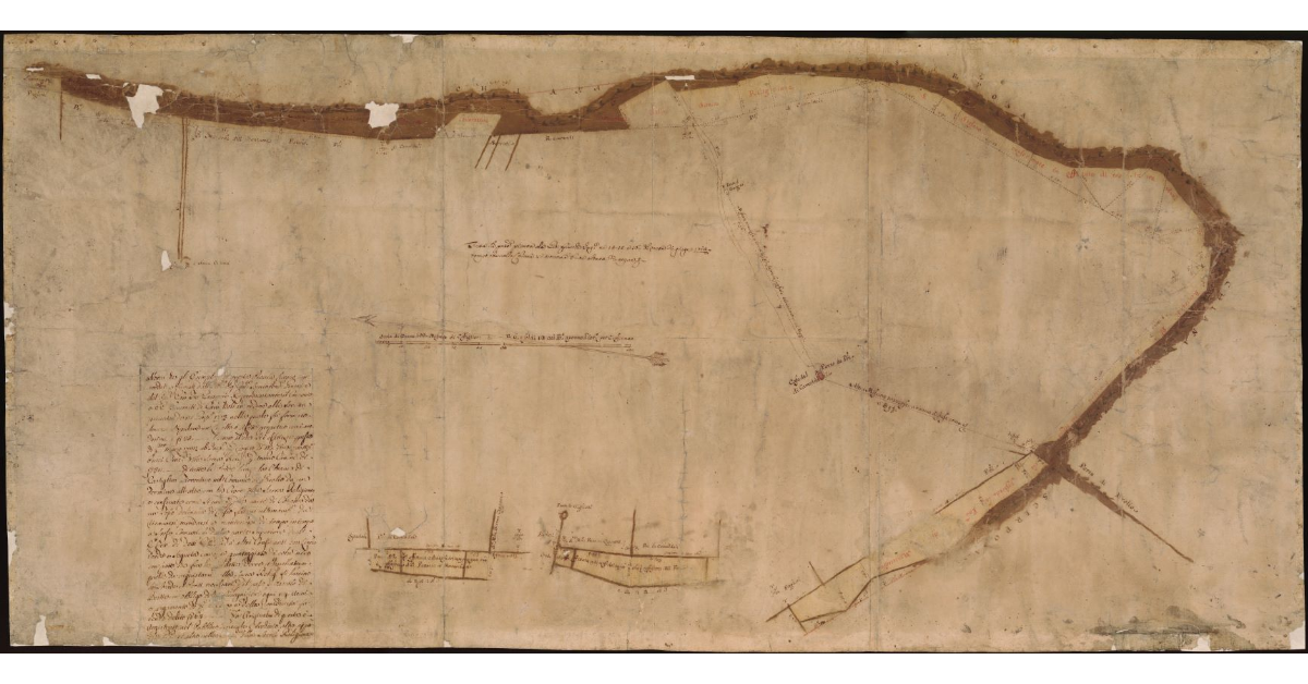 [Prode del Canale Maestro della Chiana di Castiglion Fiorentino nel Comune di Brolio]