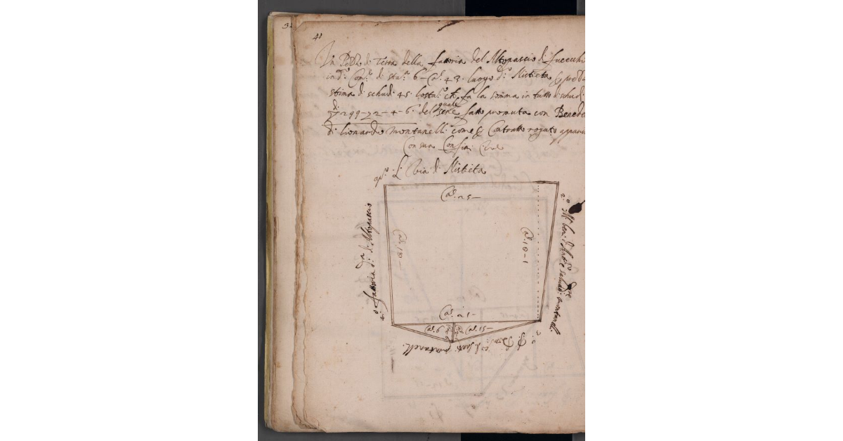 [Terreno ceduto in permuta dalla Commenda Magistrale a Benedetto Montanelli]