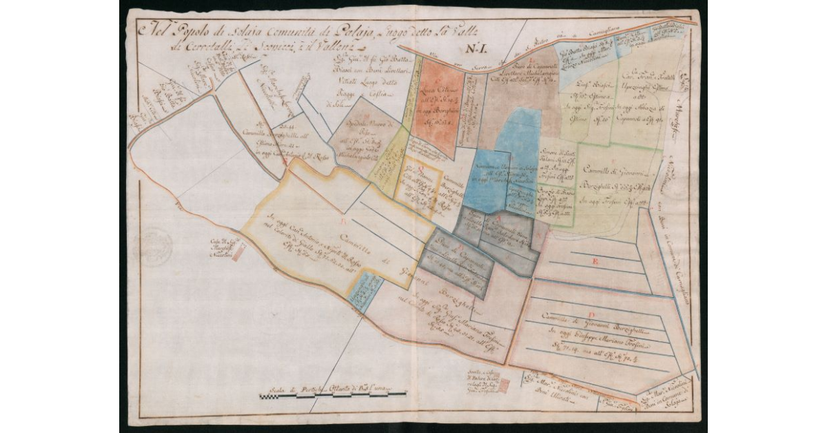 Nel popolo di Solaia, contunità di Palaia, luogo detto la Valle di Cerretalli, gli Scopicci e il Vallone